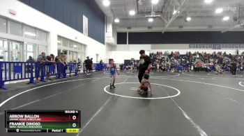 53 lbs Round 4 - Frankie Dinoso, RBWC (Rancho Bernardo) vs Arrow Ballon, Savage House Wrestling