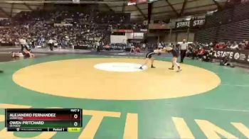 4A 132 lbs Semifinal - Alejandro Fernandez, Sunnyside vs Owen Pritchard, Skyview