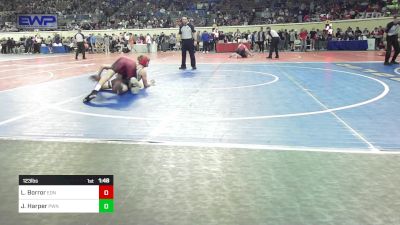 123 lbs Round Of 128 - Luke Borror, Edmond North vs Jacob Harper, Pawnee