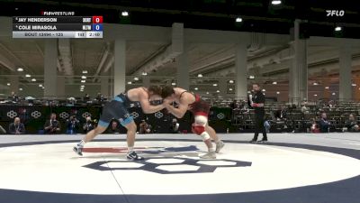125 lbs Quarters - Jay Henderson, Spartan Combat RTC/ Titan Mercury Wrestling Club (TMWC) vs Cole Mirasola, NLWC/TMWC