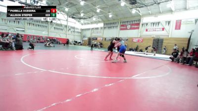 190 lbs Champ. Round 2 - Allison Stieper, Heritage (Brentwood) vs Fiorella Ocegura, James Logan High School