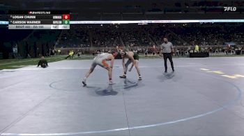 D3-165 lbs 5th Place Match - Logan Chunn, Armada vs Carson Warner, Napoleon