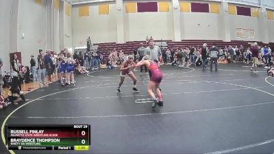 90 lbs Quarterfinal - Russell Finlay, Palmetto State Wrestling Acade vs Braydence Thompson, Ninety Six Wrestling
