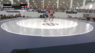 150 lbs Kaitlyn Bice, Pennsylvania Blue vs Jayden Kreilich, California Gold