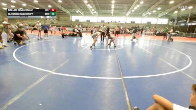 95 lbs Rr Rnd 3 - Josiah Mazariego, 4M Power vs Jackson Mahoney, Micky's Minions Blue