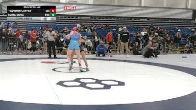 100 lbs Cons. Semis - Autumn Coffey, Contenders Wrestling Academy vs Emma Moya, Black Flag Wrestling Academy Inc