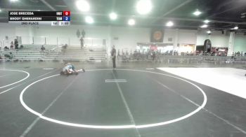 109 lbs 2nd Place - Jose Breceda, Unattached vs Brody Gherardini, Team Grand Valley Elite