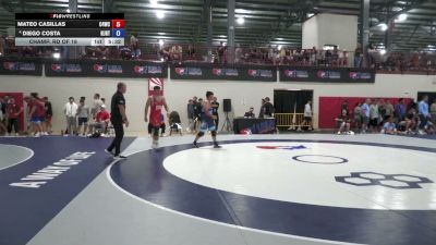 97 kg Champ. Rd Of 16 - Mateo Casillas, C4L WC vs Diego Costa, NJRTC