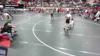 165 lbs 3rd Place Match - Brakken Johnston, Highland vs Damien Avila, Blackfoot