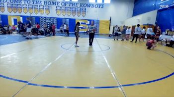 120 lbs Round 4 (6 Team) - Abigial Rodriguez, Eagles WC vs Abigail Lespinasse, Wellington WC