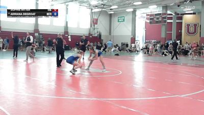 128 lbs Quarterfinal - Sophie Ritter, Italy vs Adriana Degroat, Metrowest United