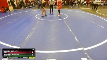 170 lbs Cons. Round 2 - Lynsey Shelley, Lodi vs Gabriella Celaya, St Francis