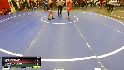 170 lbs Cons. Round 2 - Lynsey Shelley, Lodi vs Gabriella Celaya, St Francis