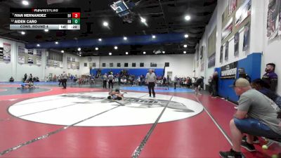 132 Boys Cons. Round 4 - Aiden Caro, Rancho Bernardo vs Ivan Hernandez, Bonita Vista