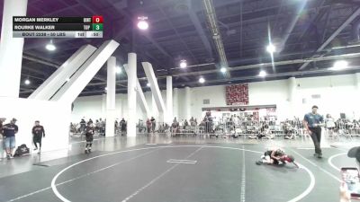50 lbs Quarterfinal - Morgan Merkley, Uintah Wrestling vs Rourke Walker, Top Notch