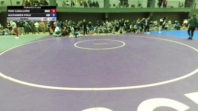 U16 FK - 106 lbs Semis - Alexander Polk, UP Outlaw WC vs Ivan Caballero, NWWC