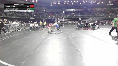 106 lbs Consi Of 8 #1 - Triana Festa, EPR Junior Wrestling vs Melanie Ushler, Upper Township