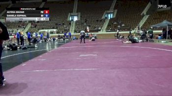 124 lbs Round 5 (8 Team) - Alyssa Mahan, Presbyterian vs Daniela Espinal, Montreat