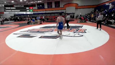 174 lbs Quarterfinal - Eddie Simes, Wisconsin - Lacrosse vs Chase Crutchley, Case Western Reserve