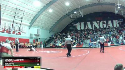 120 lbs Quarters & Wb (16 Team) - Ezra Fye, Alexandria Monroe vs Walter Hagedorn, Tell City