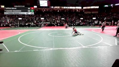 80 lbs Cons. Round 1 - Attila Zalac, AUS1 vs Colton Craddock, FOWCA