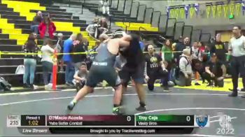 235 lbs 1st Place Match - Troy Ceja, Vasky Bros vs D?Macio Acosta, Yuba Sutter Combat