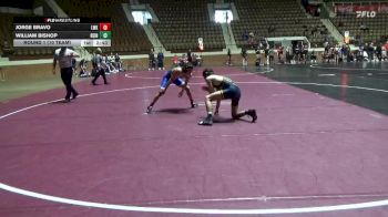125 lbs Round 1 (10 Team) - William Bishop, Reinhardt University (GA) vs Jorge Bravo, Lindsey Wilson (Ky.)