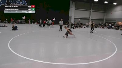 75 lbs Cons. Rd Of 16 - Graham Gabler, Alber Athletics Wrestling Club vs Vincent Foster, Pennsylvania