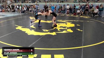 106 lbs Semifinal - Kyler Johnson, Chugach Eagles Wrestling Club vs Hendrick VanKirk, Juneau Youth Wrestling Club Inc.