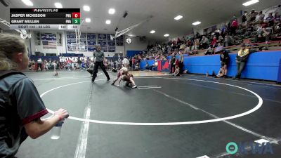 52 lbs Consi Of 4 - Jasper McKisson, Perry Wrestling Academy vs Grant Mullen, Perry Wrestling Academy