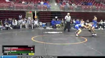 106 lbs Round 3 (8 Team) - Tavean Miller, Kearney vs Marcus Gordils, Manhattan