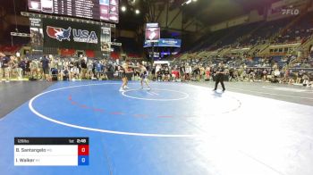 126 lbs Cons 32 #1 - Bryan Santangelo, Maryland vs Isreal Walker, New York