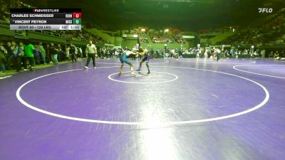 126 lbs Round Of 32 - Charles Schmeisser, Kern Valley vs Vincent Peyron, Mission Oak