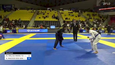 ALANIS MACEDO DOS SANTOS vs ANA LUIZA OLIVEIRA NASCIMENTO 2023 World Jiu-Jitsu IBJJF Championship