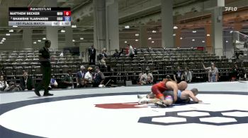 Masters D FS - 70 lbs 1st Place Match - Matthew Becker, Michigan vs Shamshe Tlashadze, Colorado