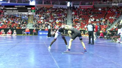 3A-132 lbs Cons. Round 4 - Jashua Anglo, Johnston vs Hayden Hutt, Waukee Northwest