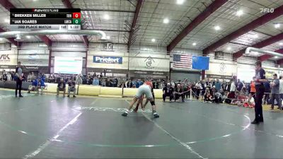 144 lbs 3rd Place Match - Ian Soares, Lake Mead Christian Academy vs Brekken Miller, Tonopah