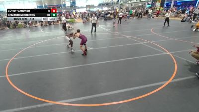 144 lbs Cons. Round 5 - Kemauri Middleton, Unattached vs Corey Gardner, Unattached