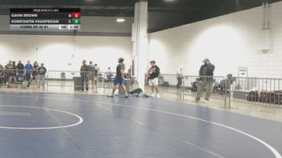 165 lbs Consi Of 32 #1 - Konstantin Khaspekian, FL vs Gavin Brown, IN