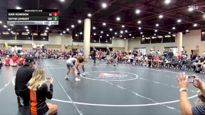 85 lbs Quarterfinal - Tatym Lovejoy, Gulf Coast Wrestling vs Jude Robeson, Holy Cross