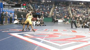 7A 190 lbs Semifinal - Brieon Mayfield, Jack Britt vs Gavin Yow, A.L. Brown High School