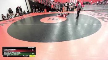 165 lbs Cons. Round 3 - Charles Faulkner, Machesney Park (HARLEM) vs Julian Flores, Wheaton (NORTH)