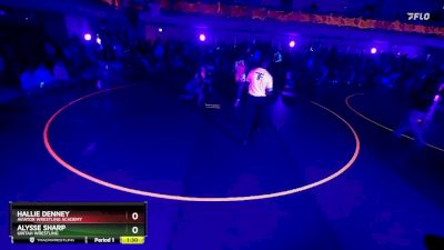 155 lbs Round 1 - Hallie Denney, Aviator Wrestling Academy vs Alysse Sharp, Uintah Wrestling