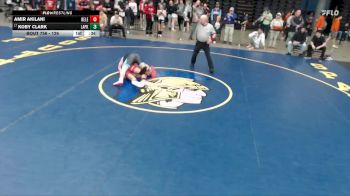 126 lbs Cons. Round 3 - Koby Clark, Unattached vs Amir Akilani, Unattached