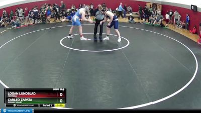 215 lbs Champ. Round 2 - Logan Lundblad, Foothill vs Carleo Zapata, Spring Valley