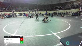 52 lbs Consi Of 8 #1 - Talon Wright, R.A.W. vs Dean Reeves, Choctaw Ironman Youth Wrestling