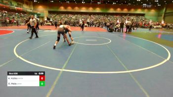 132 lbs Consi Of 32 #1 - Kellen Kolka, Meridian vs Ryker Mele, Green River