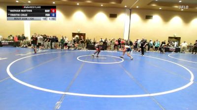 120 lbs Champ. Round 3 - Nathan Matthis, Maryland vs Tristin Cruz, Pennsylvania