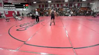 120 lbs Cons. Round 2 - Zephyr Becerra, San Clemente vs Maddox House, Long Beach Wilson