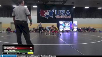 120 lbs Champ. Round 1 - Mack Mauger, Team Idaho Wrestling Club vs Aiden Larsen, SPAR Wrestling Academy